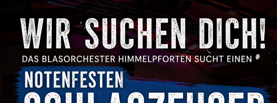Notenfester Schlagzeuger gesucht