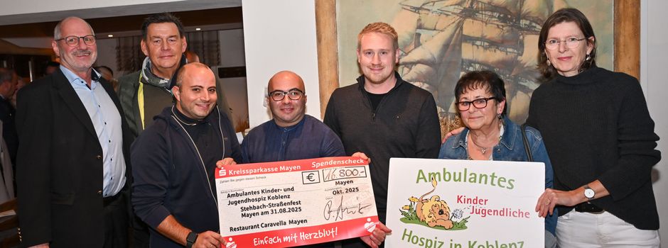 16.800 Euro für Kinderhospiz Koblenz: Mayener Fest ein voller Erfolg