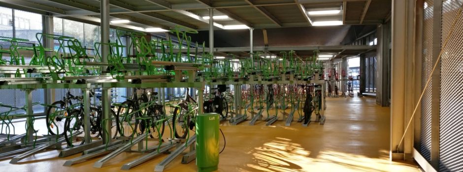 Oft gähnende Leere: Ist das Mainzer Fahrradparkhaus ein Flop?