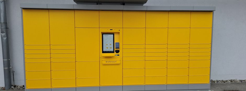 DHL-Packstation in Betrieb