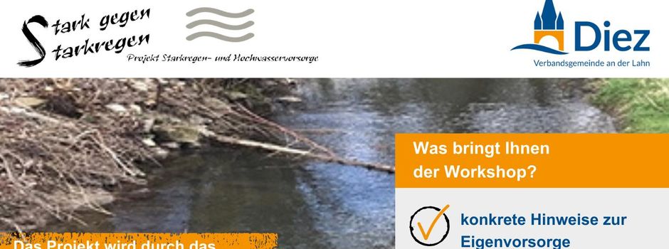 Starkregen und Hochwasser betreffen uns alle