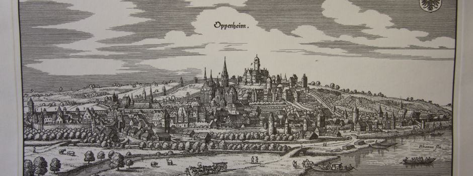 Drei historische Bilder aus der Stadt Oppenheim