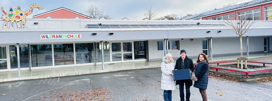 20-jähriges Jubiläum der Photovoltaikanlage auf dem Dach der Wilbrandschule