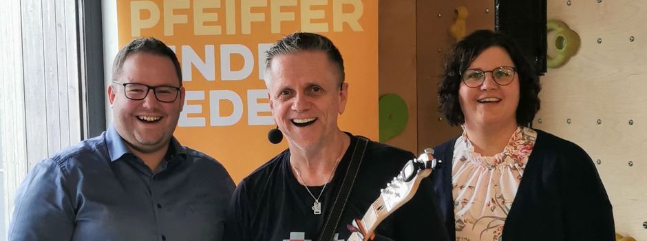Martin Pfeiffer auf Grimmich-KiTa-Tour