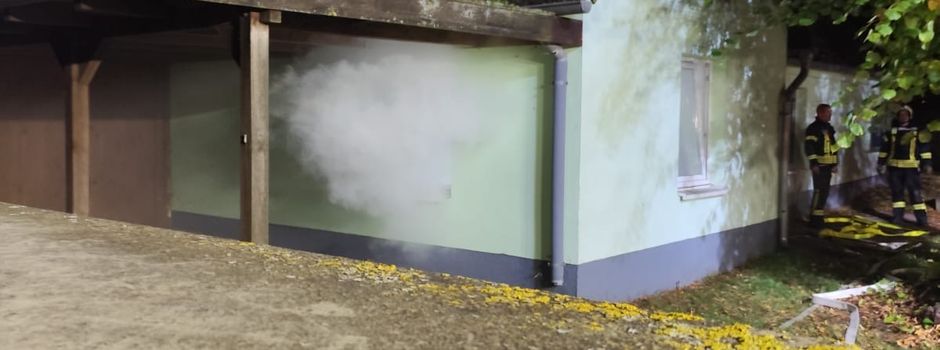 Einsatzübung der Feuerwehr Pinnow im Rahmen des Ausbildungsdienstes