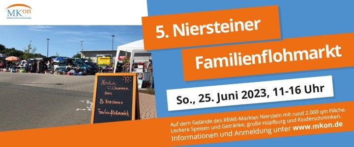 5. Niersteiner Familienflohmarkt am 25.06.2023