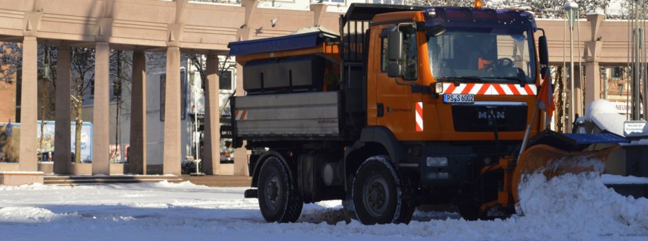 Schnee und Glätte: WSP ist für den Winterdienst gerüstet