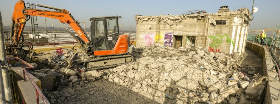 Abriss des Inter I an der JGU gestartet