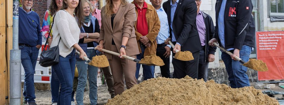 Spatenstich für die Rathauserweiterung