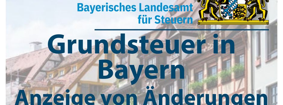 Grundsteuer - Anzeigen von Änderungen