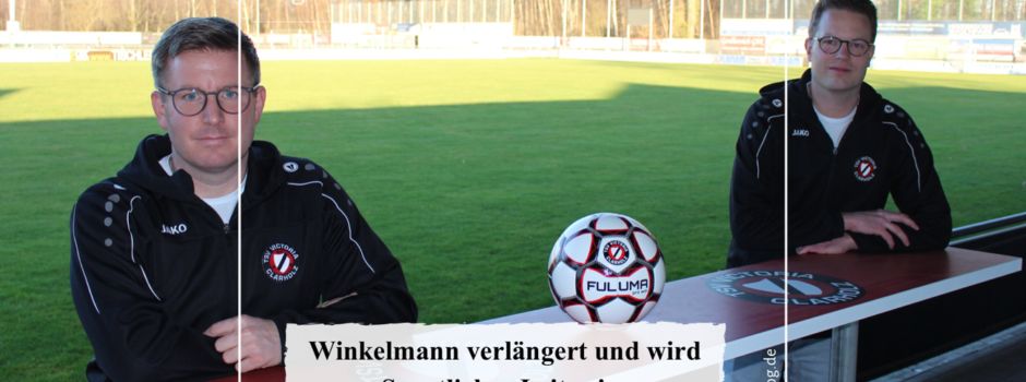 Winkelmann verlängert und wird Sportlicher Leiter im Jugendbereich
