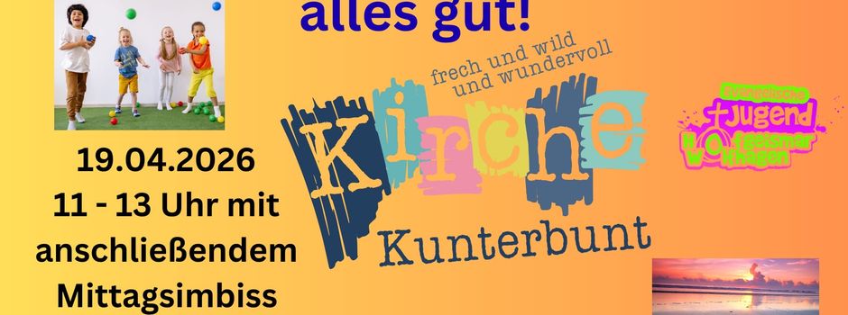 Kirche Kunterbunt am 19.04.26
