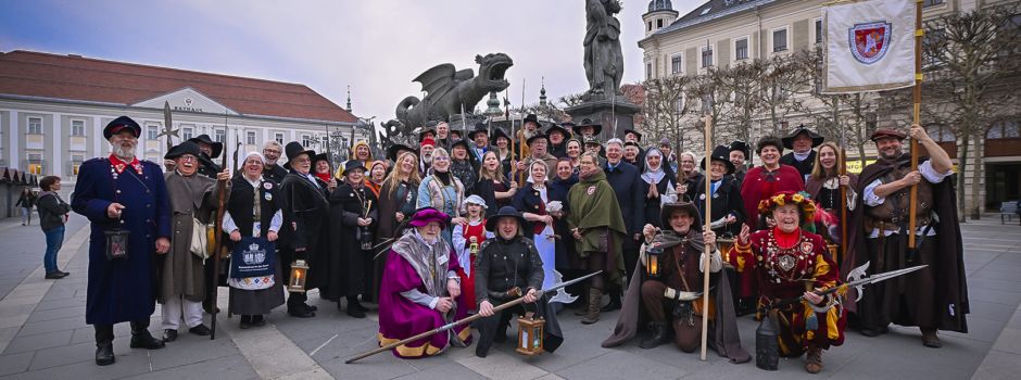 Rotenburger Nachtwächter zu Gast in Klagenfurt