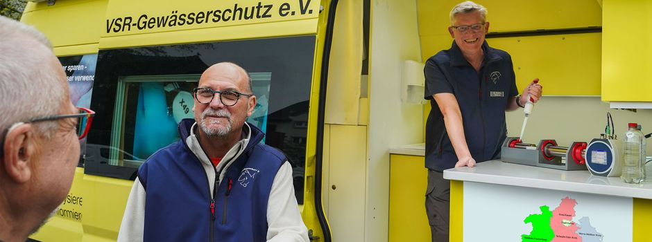 Wieder Brunnenwasseranalysen auf dem Georges-Lemoine-Platz