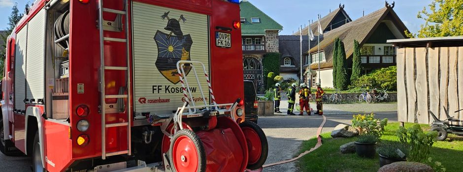 Einsatz der freiwilligen Feuerwehr Koserow