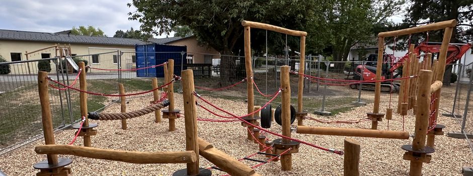 Neuer Motorik-Parcours an der Grundschule Müschenbach: Bewegungsfreude auf 125 Quadratmetern