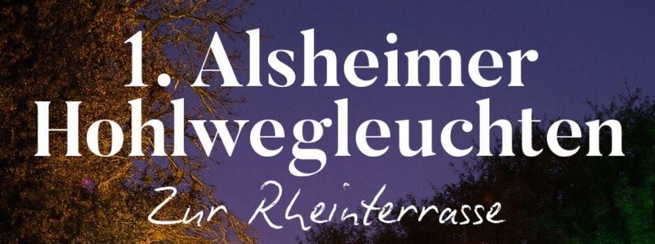 Magischer Sommerabend in Alsheim: Das 1. Alsheimer Hohlwegleuchten