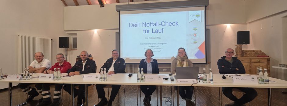"Dein Notfall-Check für Lauf" - Lauf macht sich krisenfest
