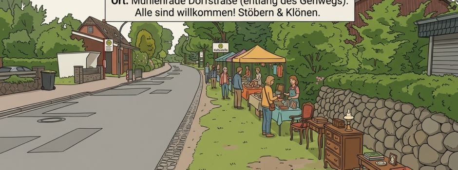 Straßenflohmarkt