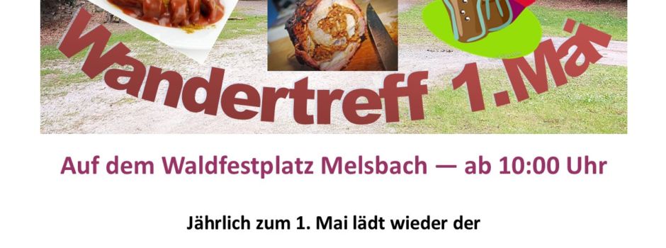 1. Mai - Wandertreff am Waldfestplatz