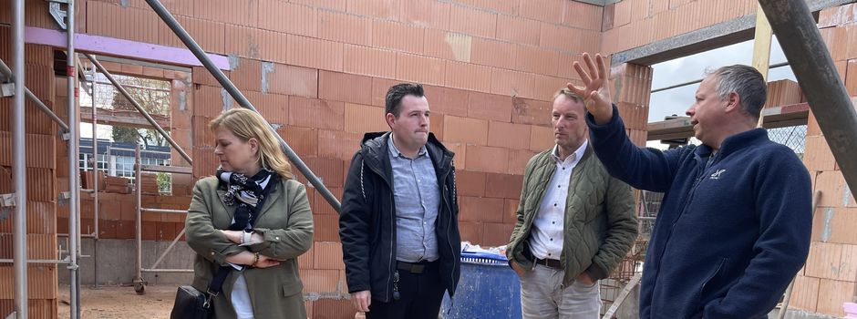 Vereinsdialog: Zu Besuch auf der Baustelle des Hemmersdorfer Tennisclubs