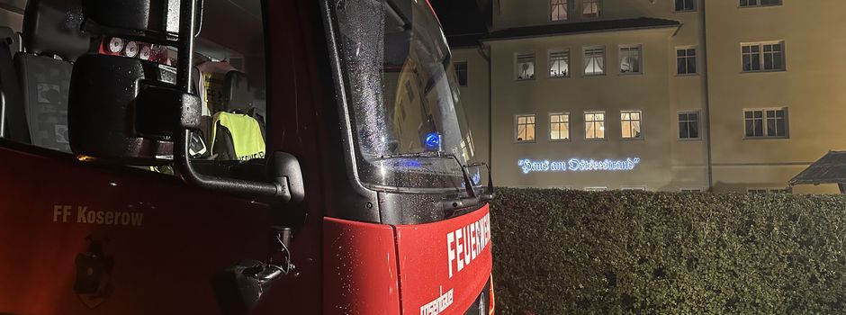 Einsatz der freiwilligen Feuerwehr Koserow