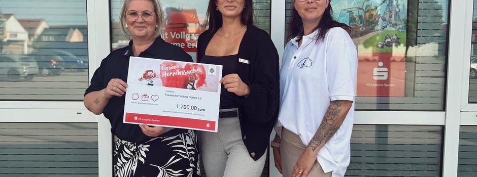 Großzügige Spende für den Frauenchor