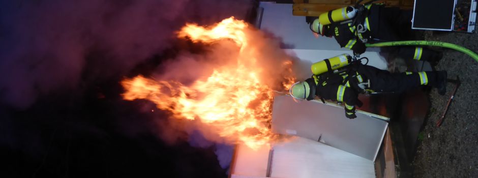 Feuer zerstört Restaurant in Mainz