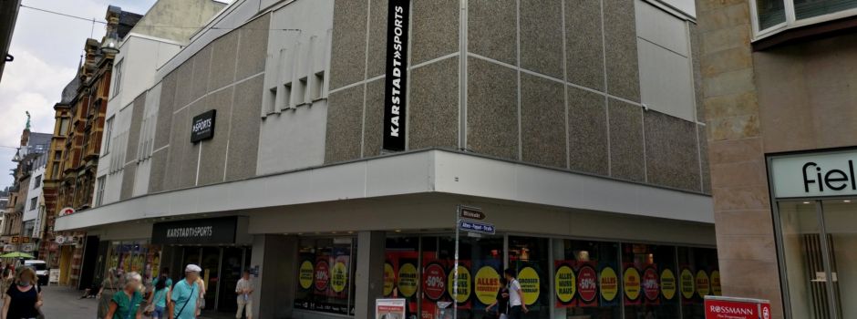 Was passiert jetzt mit dem ehemaligen Sport Scheck in Wiesbaden?