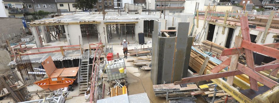 Mondorfer Großbaustelle verändert täglich ihr Outfit