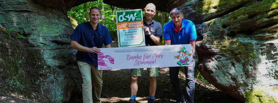 Felsenwald gehört zu den drei schönsten Wanderwegen Deutschlands!