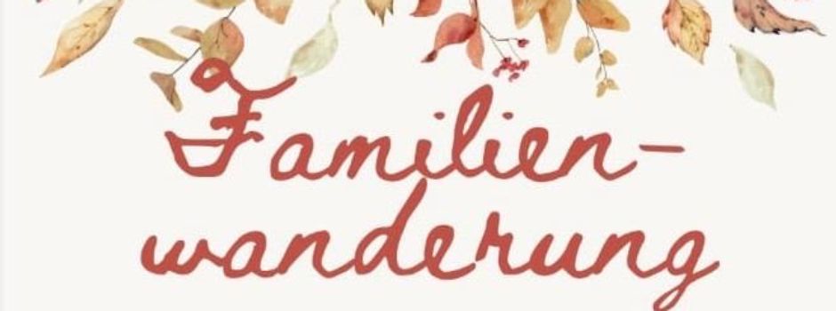 Einladung zur Familienwanderung