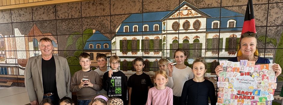 Ein Dankeschön der Mittelpunktschule Wilhelmsthal!