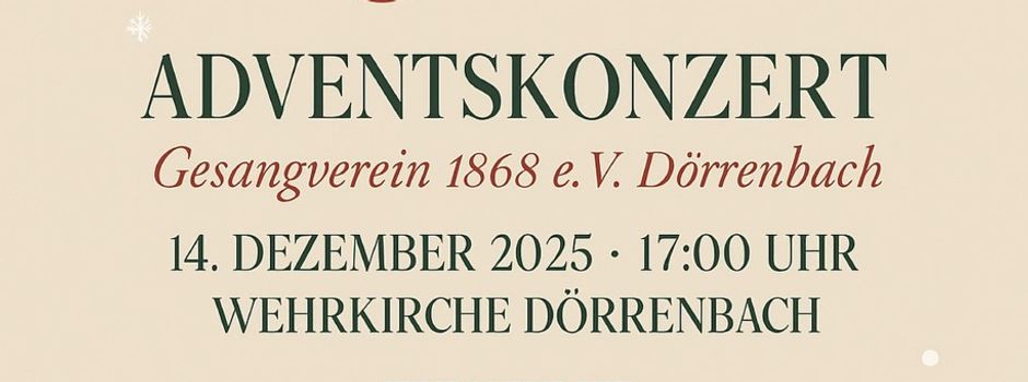 Adventskonzert vom Gesangverein