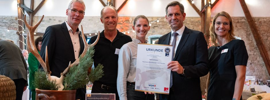 Fleischerei Munstermann für Rehschinken ausgezeichnet