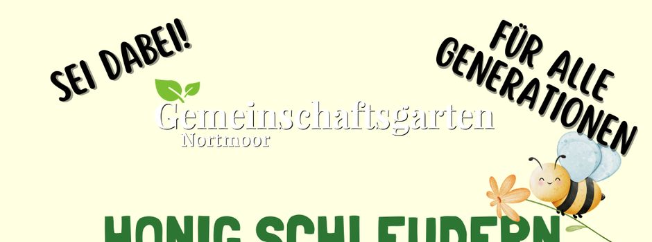 Honig im Gemeinschaftsgarten