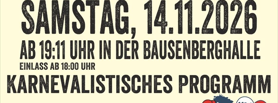 Sessionsauftakt der KG Zesse Jecke 1934 e.V.