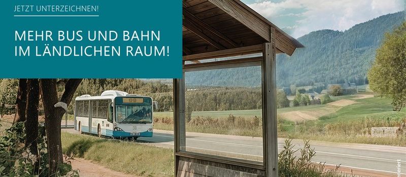 Petition: Mehr Bus und Bahn auf dem Land