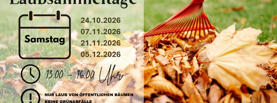 Laubsammeltage 2026
