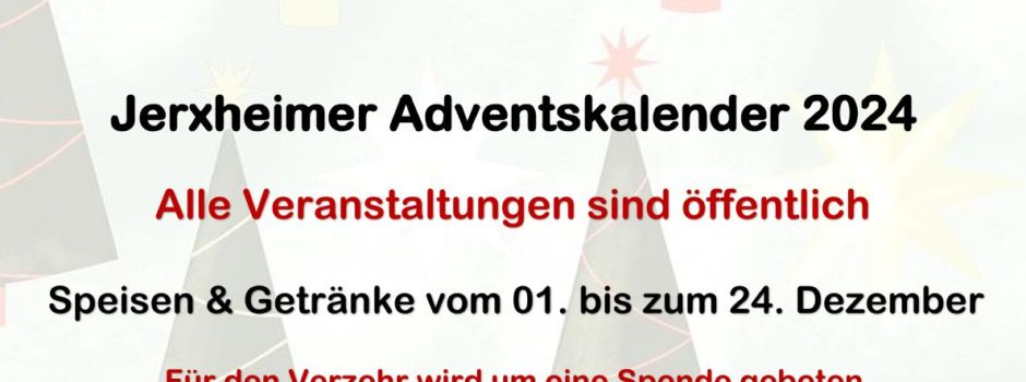 Erster „Lebendiger Adventskalender“
