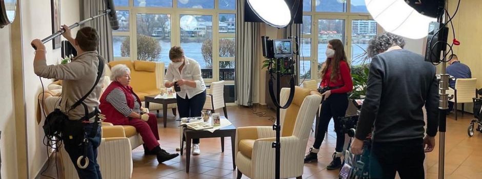 Dreharbeiten für Kinospot in unserem Seniorenzentrum