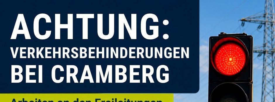 Arbeiten an den Freileitungen