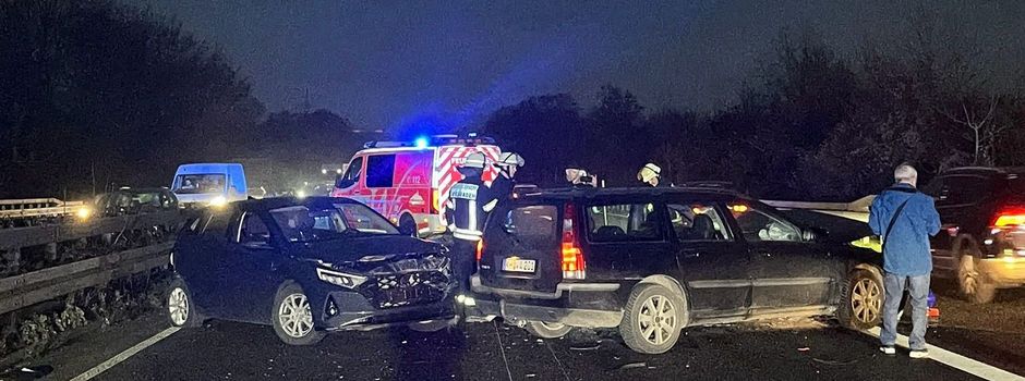 A66 bei Wiesbaden: Zwei Verletzte nach Unfall