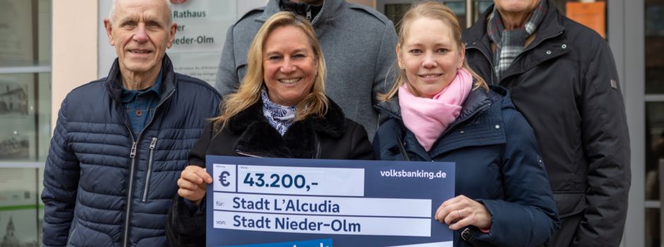 43.200 Euro Spenden für die spanische Partnerstadt L‘Alcudia
