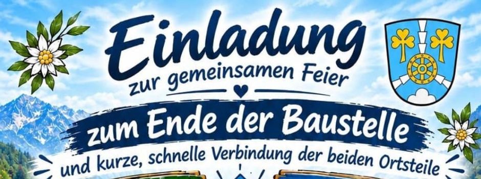 Einladung zum Ende der Weinkaser-Baustelle