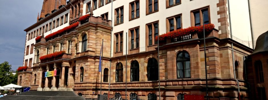 Feuer im Wiesbadener Rathaus