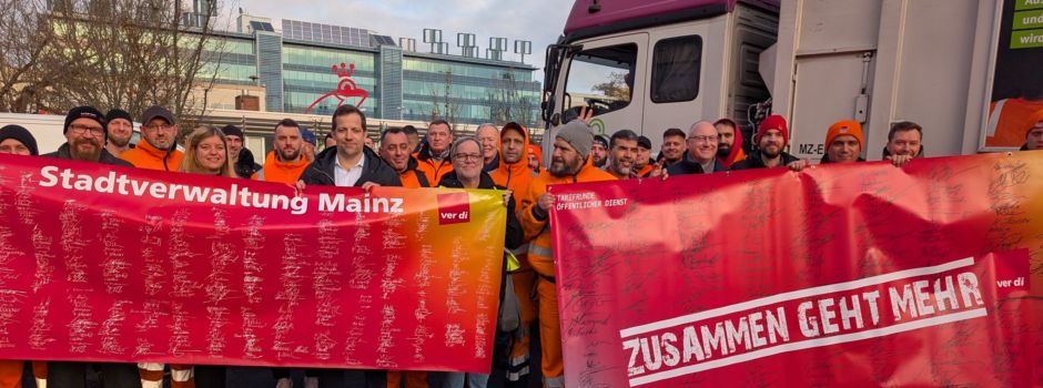 Mainzer Stadtmitarbeiter fordern mehr Lohn