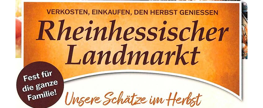 Herbstliche Schätze entdecken: Rheinhessischer Landmarkt lockt nach Nierstein