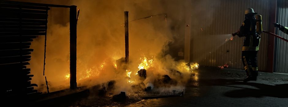 Einige kleinere Feuer im Kreisgebiet