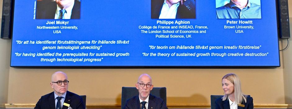 Nobelpreis ehrt Forschung zu stetigem Wirtschaftswachstum